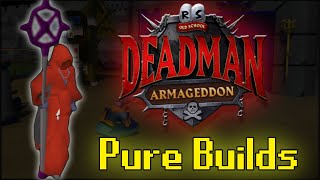 OSRS  Pure Builds for DMM Armageddon  Training Methods and Brackets [upl. by Asiar]