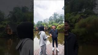 Keseruan Irish Bella saat di dusun bambu dengan pemandangan yang indah [upl. by Hanser]