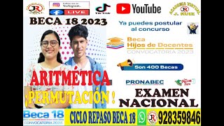 Beca Hijos de Docentes 2023 Numeración examen nacional del PRONABEC ARITMETICA [upl. by Labors858]