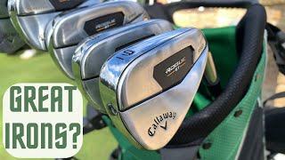 Review of the Callaway Rogue ST pro irons Are these perfect game improvement irons [upl. by Adnoma]