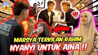 MARSYA TERKILAN RAHIM NYANYI UNTUK AINA   HAPPY BIRTHDAY RIQ amp SAM [upl. by Ot]