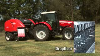 KUHN iBIO  Round BalerWrapper Combinations In action [upl. by Alleyn]