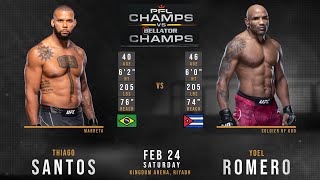 Thiago SANTOS vs Yoel ROMERO Full FIGHT CHAMPS [upl. by Lamb160]