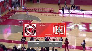 Hazleton Area Lady Cougars vs Crestwood Lady Comets Varsity Basketball [upl. by Fronia]