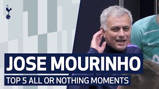 JOSE MOURINHOS TOP 5 ALL OR NOTHING MOMENTS [upl. by Aretak948]