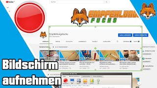 Windows 10 Bildschirm aufnehmen mit Ton  einfache Anleitung 💻🛑 [upl. by Anier192]