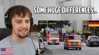 American Reacts to Emergency Vehicles Around the World [upl. by Mulac]