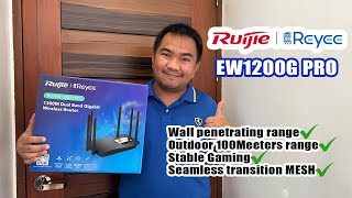 Ruijie  Reyee EW1200g Pro configure and actual test  JK Chavez [upl. by Edrei625]