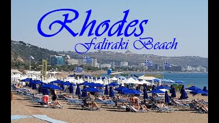 Rhodes  Faliraki beach [upl. by Abocaj]