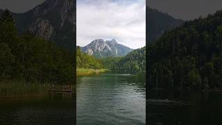 FÜSSEN WATERFALL ON THE LECH RIVER SCHWANSEE LAKE GERMANY  ФЮССЕН ЛЕБЕДИНОЕ ОЗЕРО ГЕРМАНИЯ [upl. by Gershon]