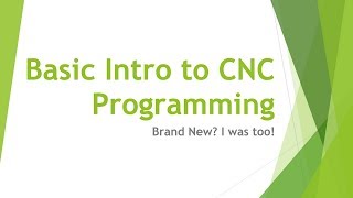 ⚙️⚡⚡ Basic Intro to CNC programming [upl. by Strong10]