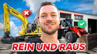 Über 30 BAUMASCHINEN UND LKWs Diese Maschinen haben wir gekauftverkauft im September [upl. by Hurlbut]