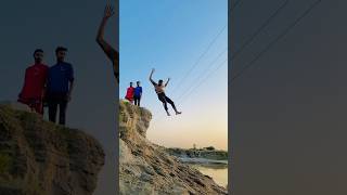 Front flip 😱 Bach gya 😱 yaar dil da pkka song viralvideos gymnatics subscribe parkur [upl. by Niassuh]