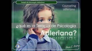 Terapia de Psicología Adleriana Qué es el Counseling Adleriano [upl. by Mildred]