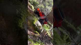 Climbing in Ovronnaz Traxxas TRX4M overlanding offroad rccar [upl. by Siramed]