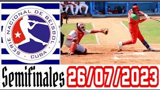 Resultados ⚾ Semifinales Serie Nacional Béisbol de Cuba 26 Julio 2023 Las TUNAS vs Matanzas en vivo [upl. by Valtin387]