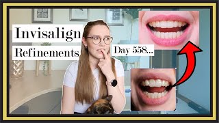 Invisalign Refinements Update 18 months later  Cracked Tray Stained Tooth Gums amp Bite [upl. by Notsla392]