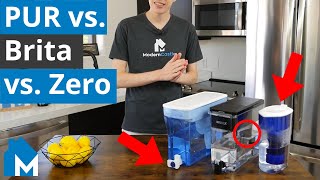 🥤 PUR vs Brita vs ZeroWater Filter Comparison — Whats the Best Tasting Water [upl. by Claudian]