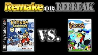 ROR Klonoa Door to Phantomile PS1 Vs Wii [upl. by Connelley]