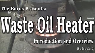 My Drip Feed Waste Oil Heater Introduction [upl. by Ainnat]