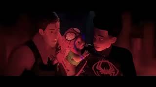 Across The SpiderVerse Scene Peter B Parker Talks To Miles [upl. by Bixler]