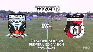 2024 WYSA One Season  WPFC U15G vs WSEU U16P2 youthsoccer [upl. by Ahsaten]