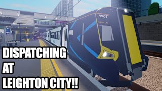 DISPATCHING AT LEIGHTON CITY v183 Roblox  Stepford County Railway [upl. by Damha]