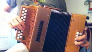 Au café du canal Pierre Perret Diatonic Accordion [upl. by Arad590]