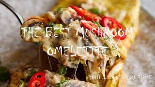 The Best Mushroom Omelette  4K [upl. by Touber916]