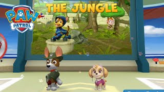 PAW Patrol Rescue Run 🐶 Help TRACKER and SKYE THE JUNGLE Map [upl. by Arataj387]