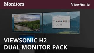 ViewSonic H2 Dual Monitor Pack [upl. by Chuah]