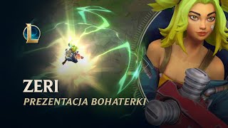 Prezentacja bohaterki Zeri  Rozgrywka — League of Legends [upl. by Ahsilet]