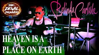 🥁 Belinda Carlisle  Heaven is A Place on Earth 🥁Drum Cover [upl. by Woodhead]