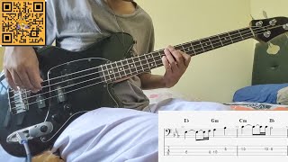 Fix You  Coldplay Bass Cover and Tab [upl. by Aiyekal202]