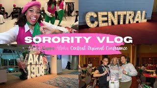 SORORITY VLOG  ALPHA KAPPA ALPHA 89th CENTRAL REGIONAL CONFERENCE 💕💚 [upl. by Riley977]