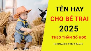 Tên hay cho bé trai 2025 theo thần số học Đặt tên con trai hay ý nghĩa MLEE SHOP [upl. by Naida]