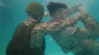 Marine Corps Instructor of Water Survival Course [upl. by Normandy]