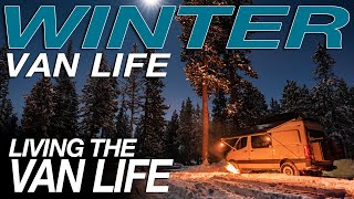 SubZero Winter Weather in A Van  Winter Van Life  Living The Van Life [upl. by Welsh]