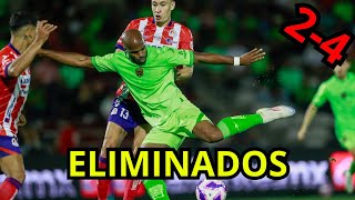 Estupiñán Y 10 Más Caen Contra Atlético San Luis Y Confirman Su Eliminación  Post Partido J14 [upl. by Yellat]