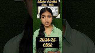 Syllabus of English for class 10th CBSE shorts youtubeshorts studywithanamika [upl. by Soule]