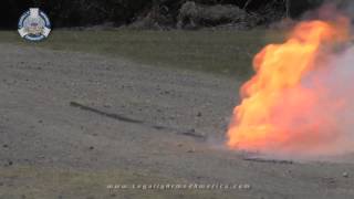 Explosives demonstration Military grade and household [upl. by Anaek616]