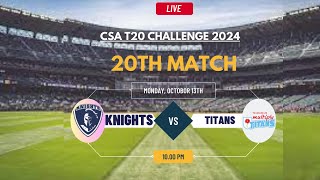 Warriors vs North West Dragons T20 Match Live CSA T20 Challenge 202425 [upl. by Simonne]