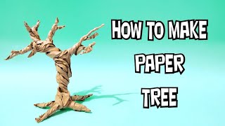 DIY  Easy Paper Tree Tutorial [upl. by Daphne831]