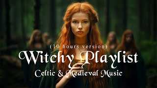 Wiccan Music 🌙 Celtic Medieval Witchy Playlist  Enchanting Witchcraft Fantasy Music  10h Version [upl. by Erdnuaed]