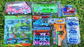 Unbox Brand New Intact Toy Vehicles  Excavator Trucks Buses Cars Helicopter Bulldozer amp more [upl. by Aicrag12]