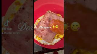 Desayuno 🍳 cookingshorts mexicanfood cocinando fyp [upl. by Rabbaj414]