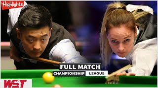 Tian Pengfei vs Reanne Evans Full Match Highlights  Championship League Snooker 2024 [upl. by Eive]