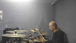 Kriegsmaschine quotResidual Blightquot drums quotsplash partquot playthrough [upl. by Sorilda]