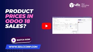 Product Prices in Odoo 18 sales [upl. by Assetak911]