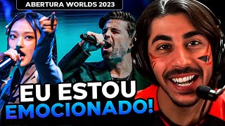 A MAIOR ABERTURA DA HISTORIA DO WORLDS  FINAL T1 X WEIBO  React Ilha das Lendas [upl. by Stubbs335]